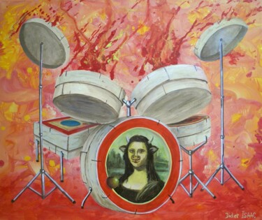 "Drums Nana-Lisa" peint par Didier Isaac (2012)