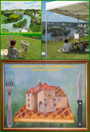 "Viviane Neuilly" à fait 2 tableaux villages en 2008 et 2014
